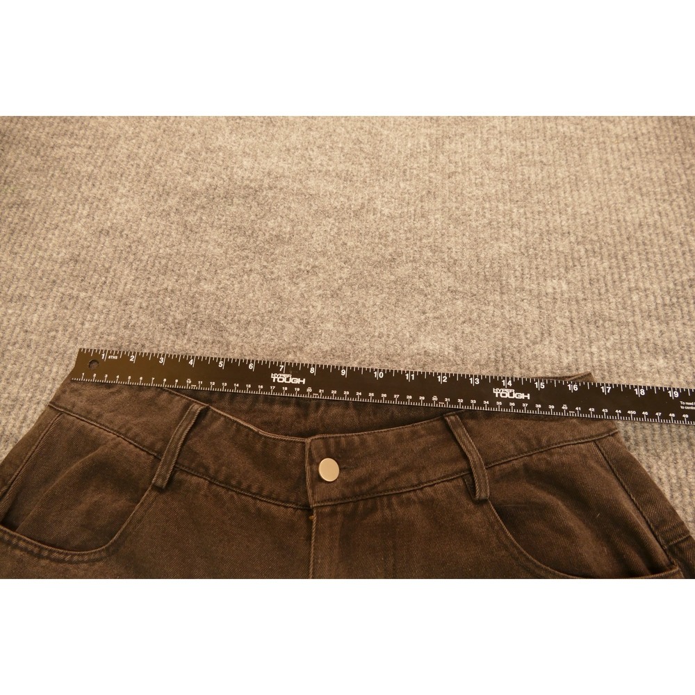 Men's Vivere Black Baggy Denim Jeans With Colt Gun Embroidery Size 34 Waist x 30 - Picture 2 of 11